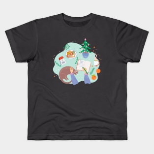 Christmas scene Kids T-Shirt